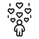 Love bombing emoji — Affection at a volume that should come with ear protection.