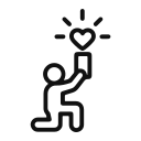 Simp emoji — Devotion with zero leverage.