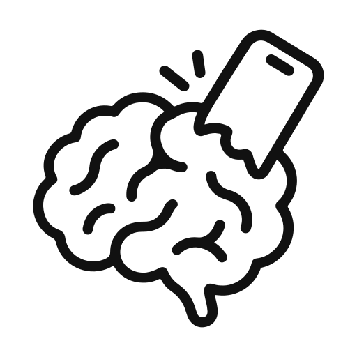 Brain rot sticker — When the feed starts marinating your frontal lobe.